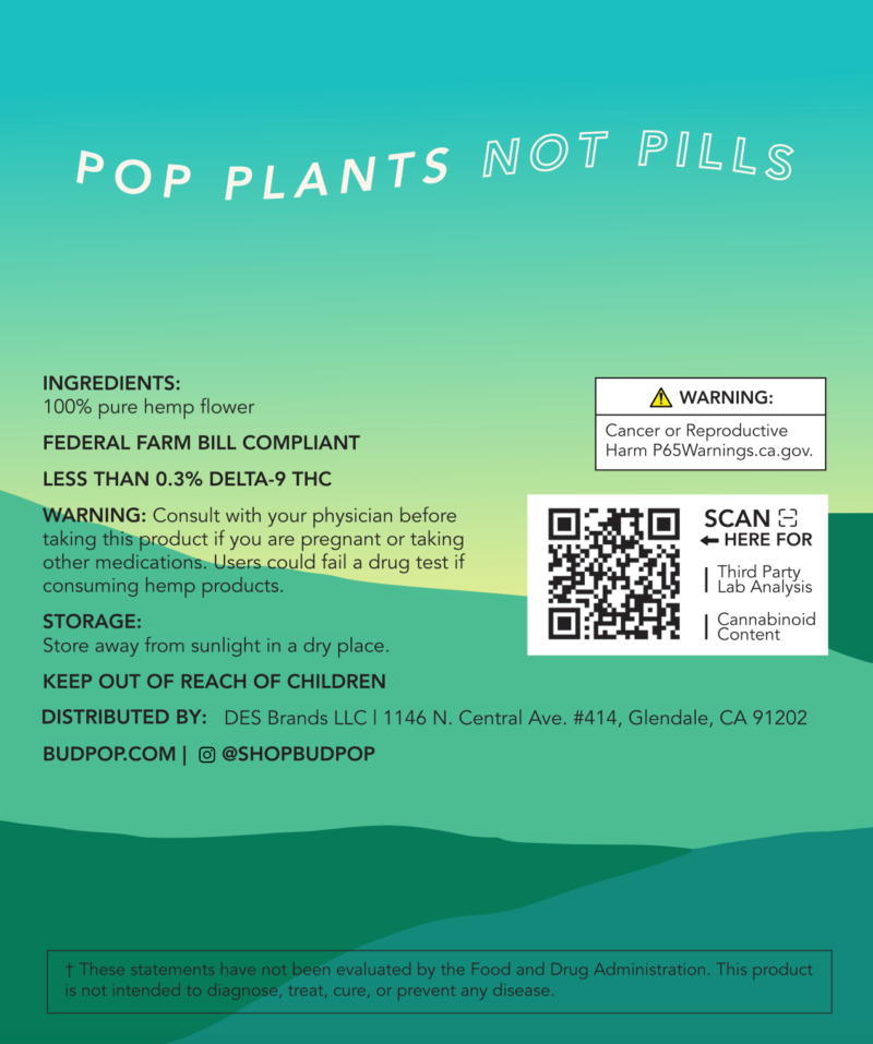 Northern Lights Delta 8 Hemp Flower | BudPop