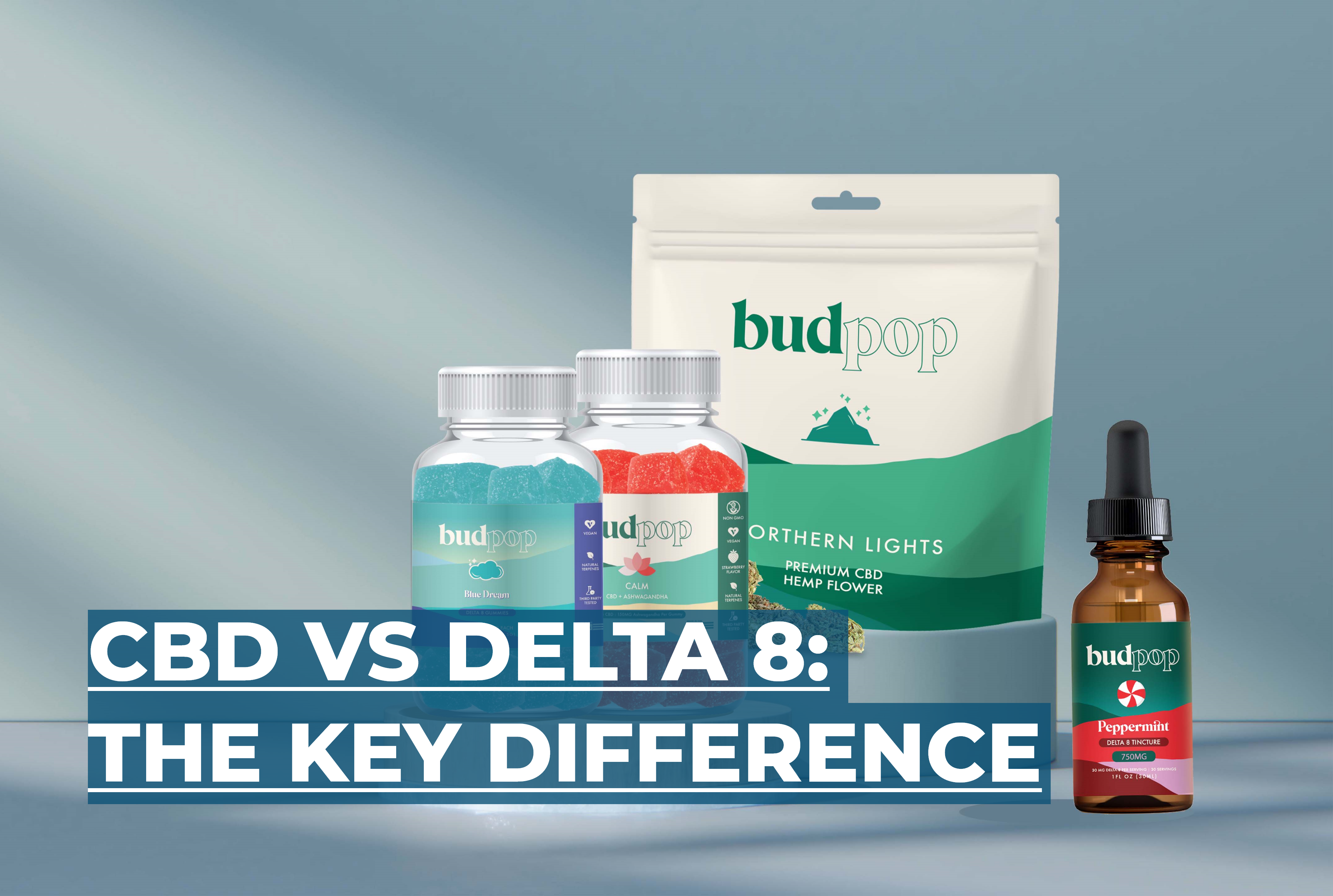 CBD VS Delta 8: The Key Difference (Which One To Choose?) | BudPop