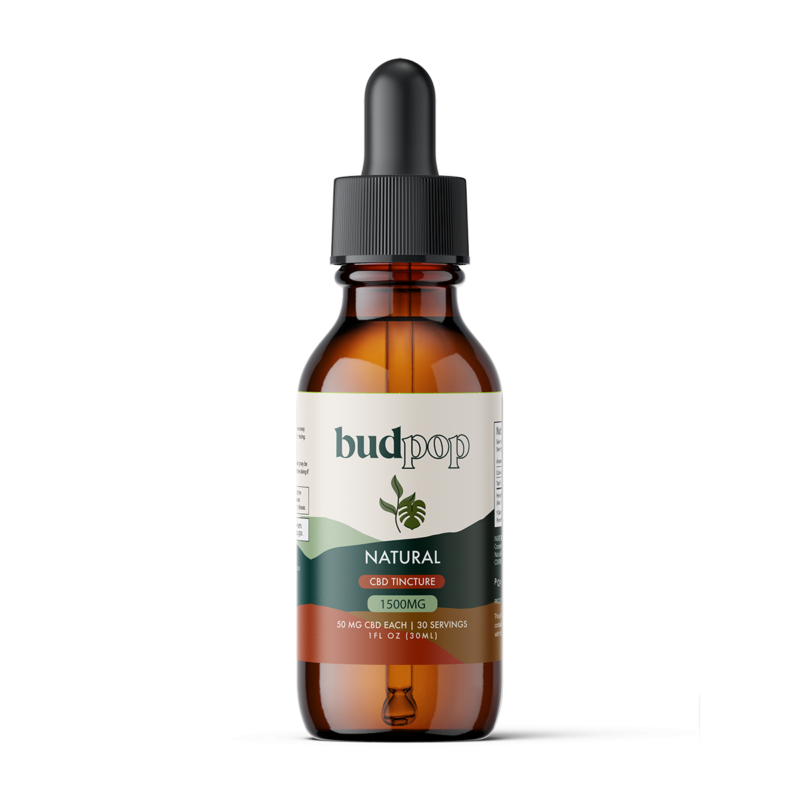 Natural CBD Tincture | BudPop