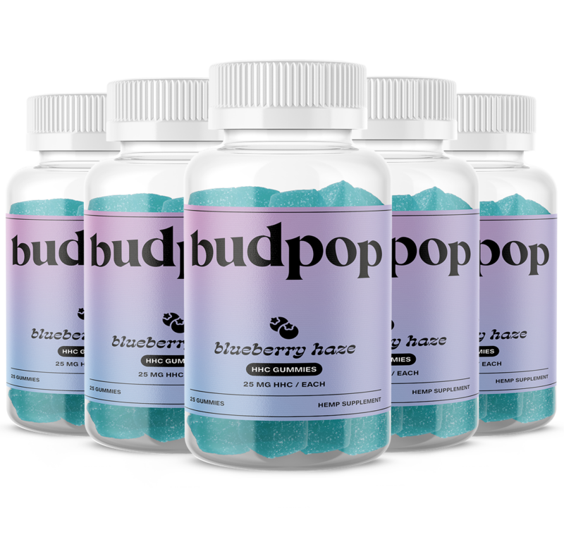 Blueberry Haze HHC Gummies | BudPop