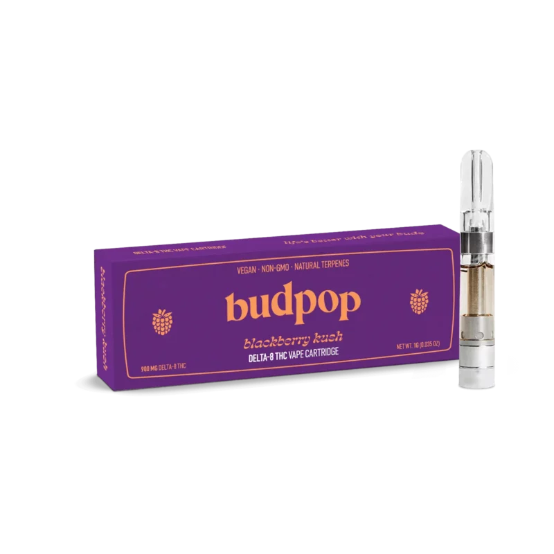 Blackberry Kush Delta 8 THC Vape | BudPop