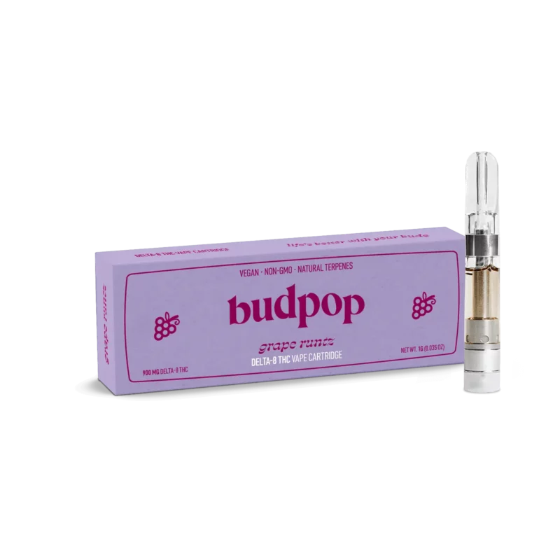 Grape Runtz Delta 8 THC Vape | BudPop