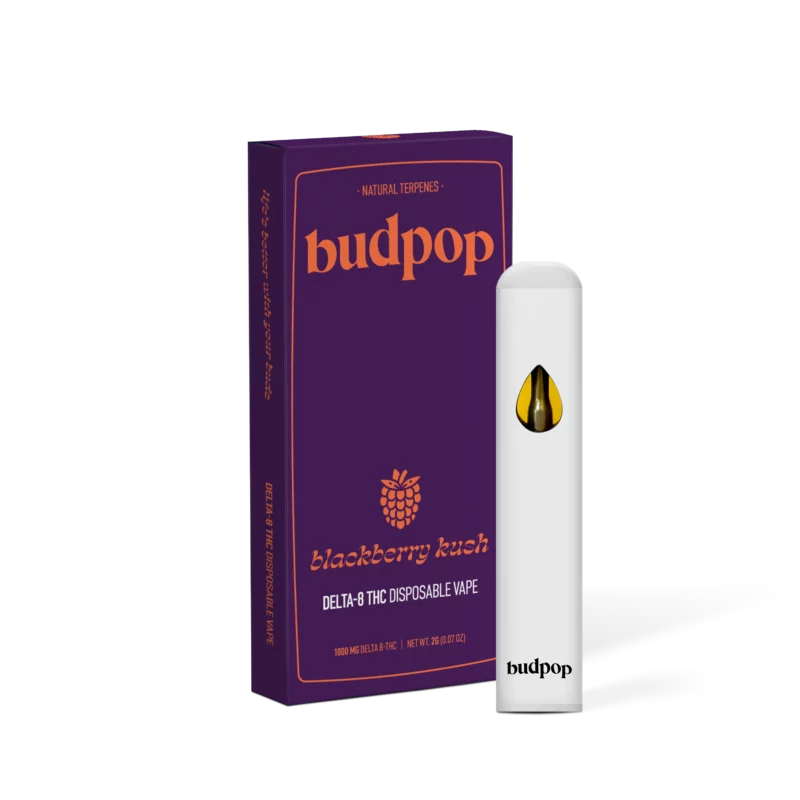 Delta 8 Disposable Vape Pen - Blackberry Kush | BudPop