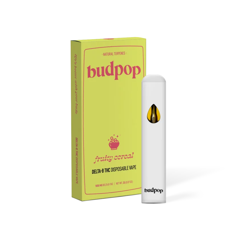 Delta 8 Disposable Vape Pen - Fruity Cereal | BudPop