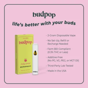 DELTA 8 DISPOSABLE VAPES | BudPop