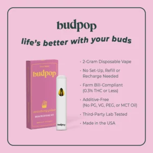 DELTA 8 DISPOSABLE VAPES | BudPop