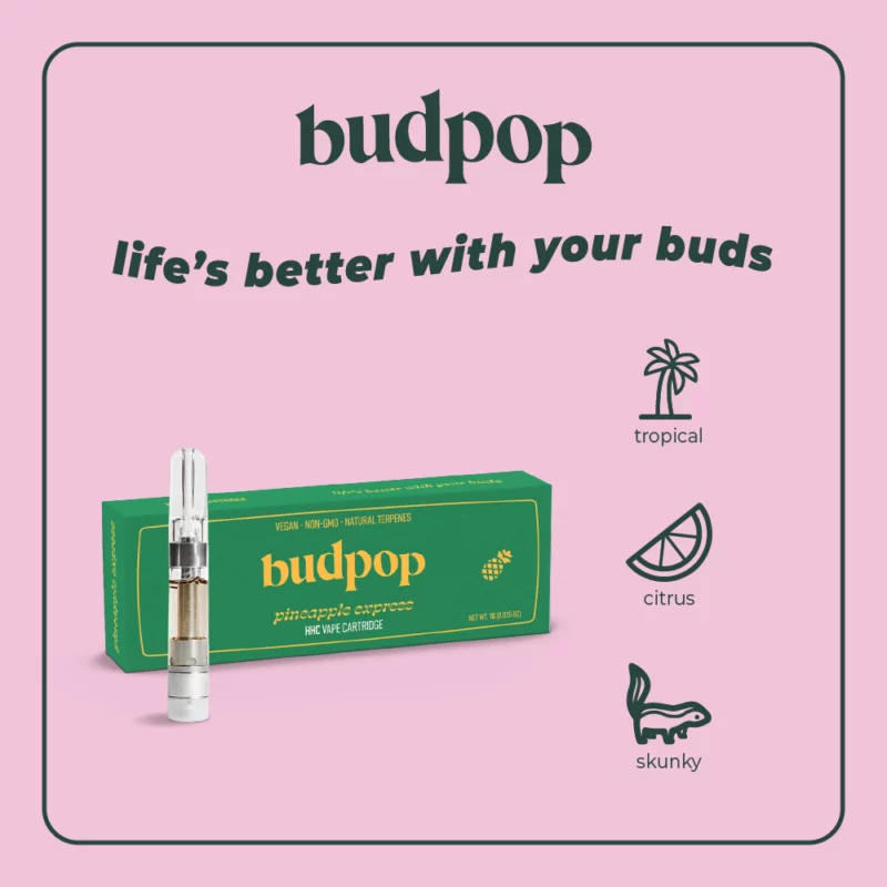 HHC Vape Cartridges Pineapple Express | BudPop