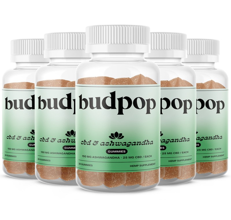 CBD + Ashwagandha Gummies | BudPop