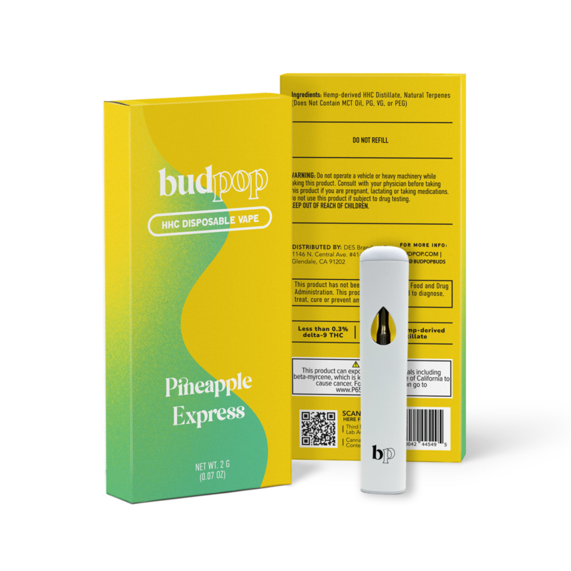 HHC Disposable Vape Pen - Pineapple Express | BudPop