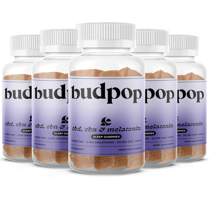 CBD + CBN Gummies For Sleep | BudPop