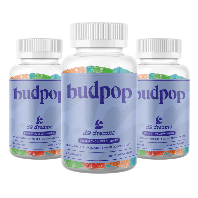 Delta-9 + CBN Sleep Gummies | BudPop