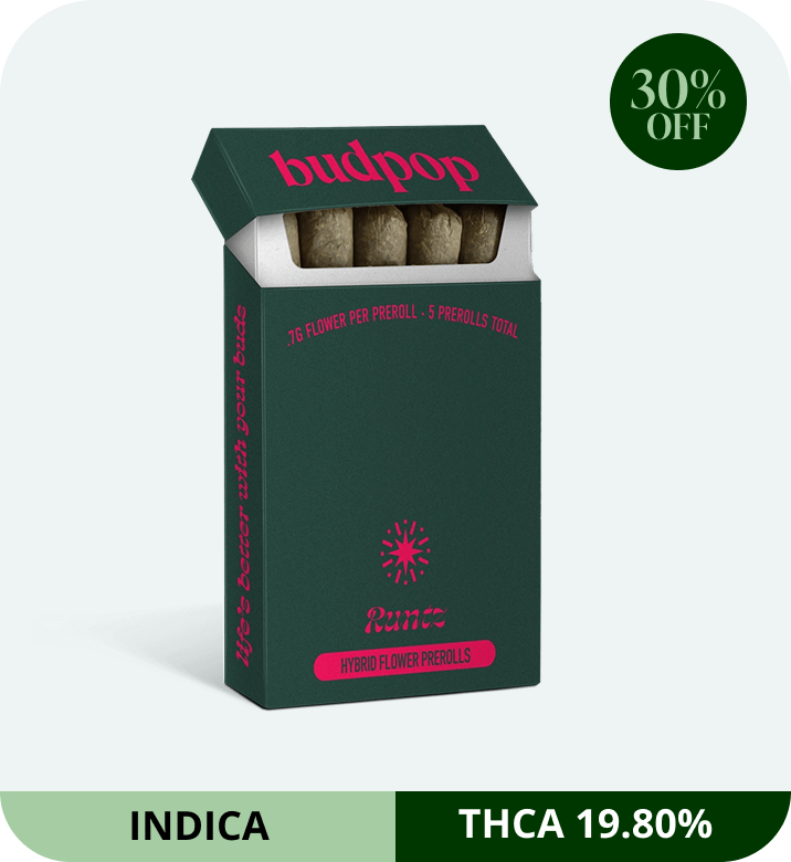Flower + Prerolls Figma Design | BudPop