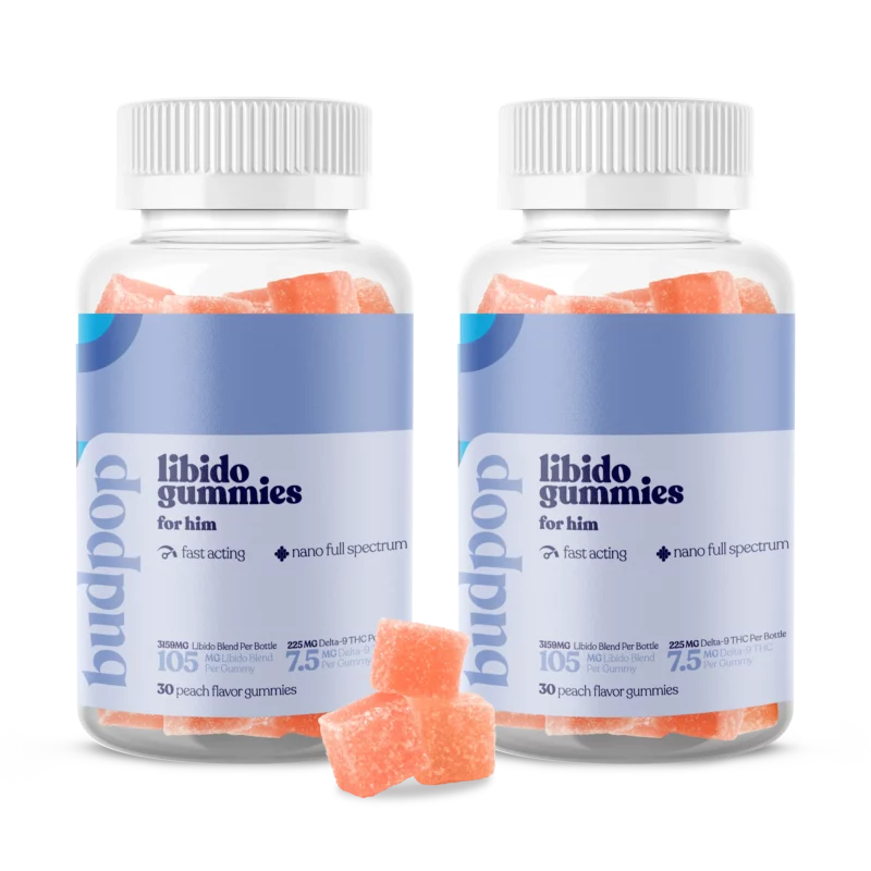 D9 + CBG + CBC + CBN Libido sex Gummies for Men | BudPop