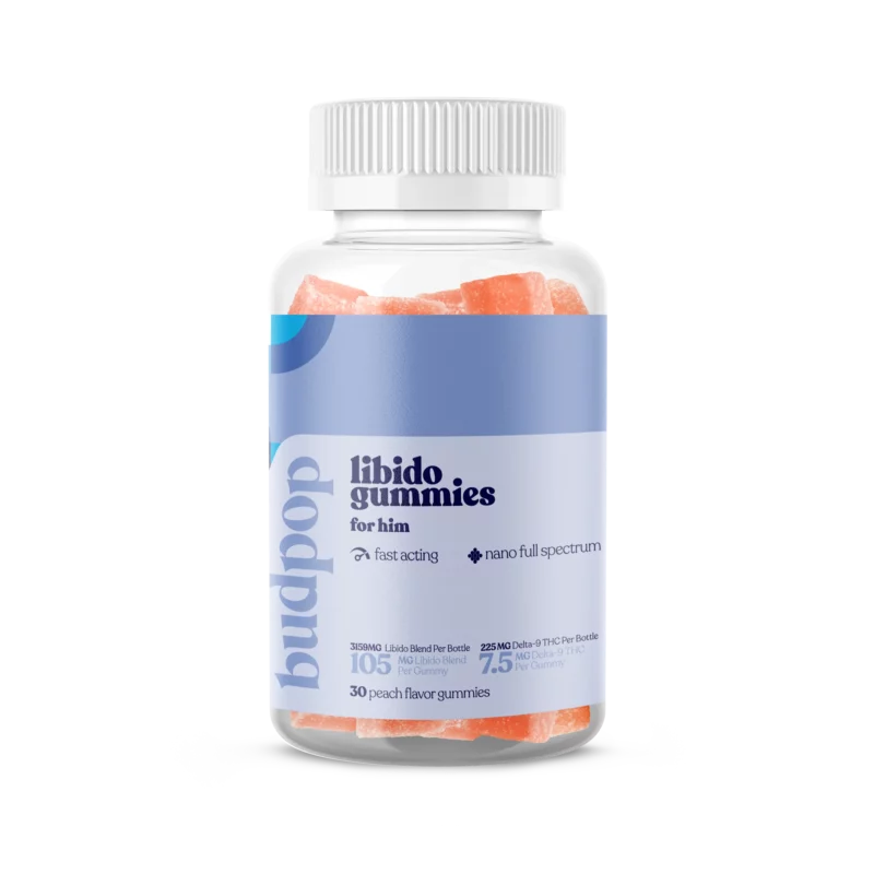 D9 + CBG + CBC + CBN Libido sex Gummies for Men | BudPop